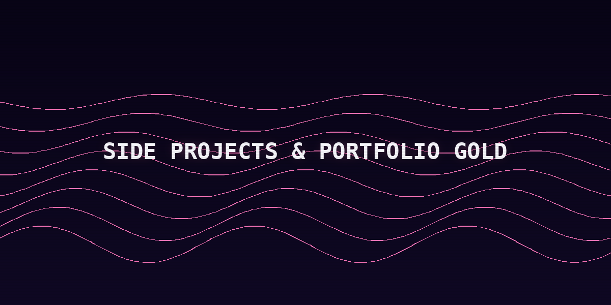 Side projects section image